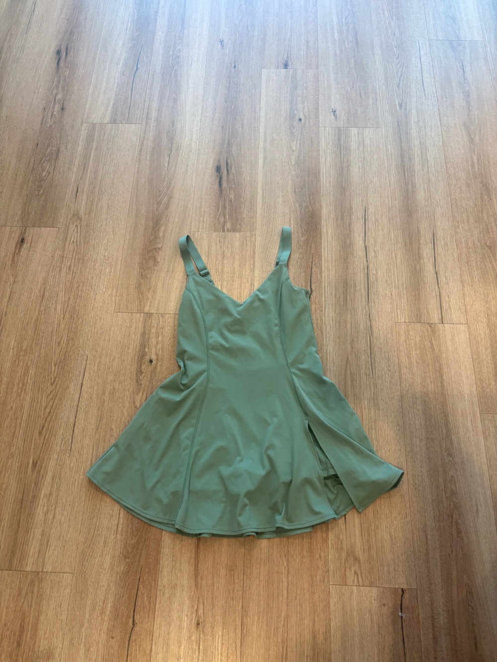 Blohilstes Sage Green Activewear Dress